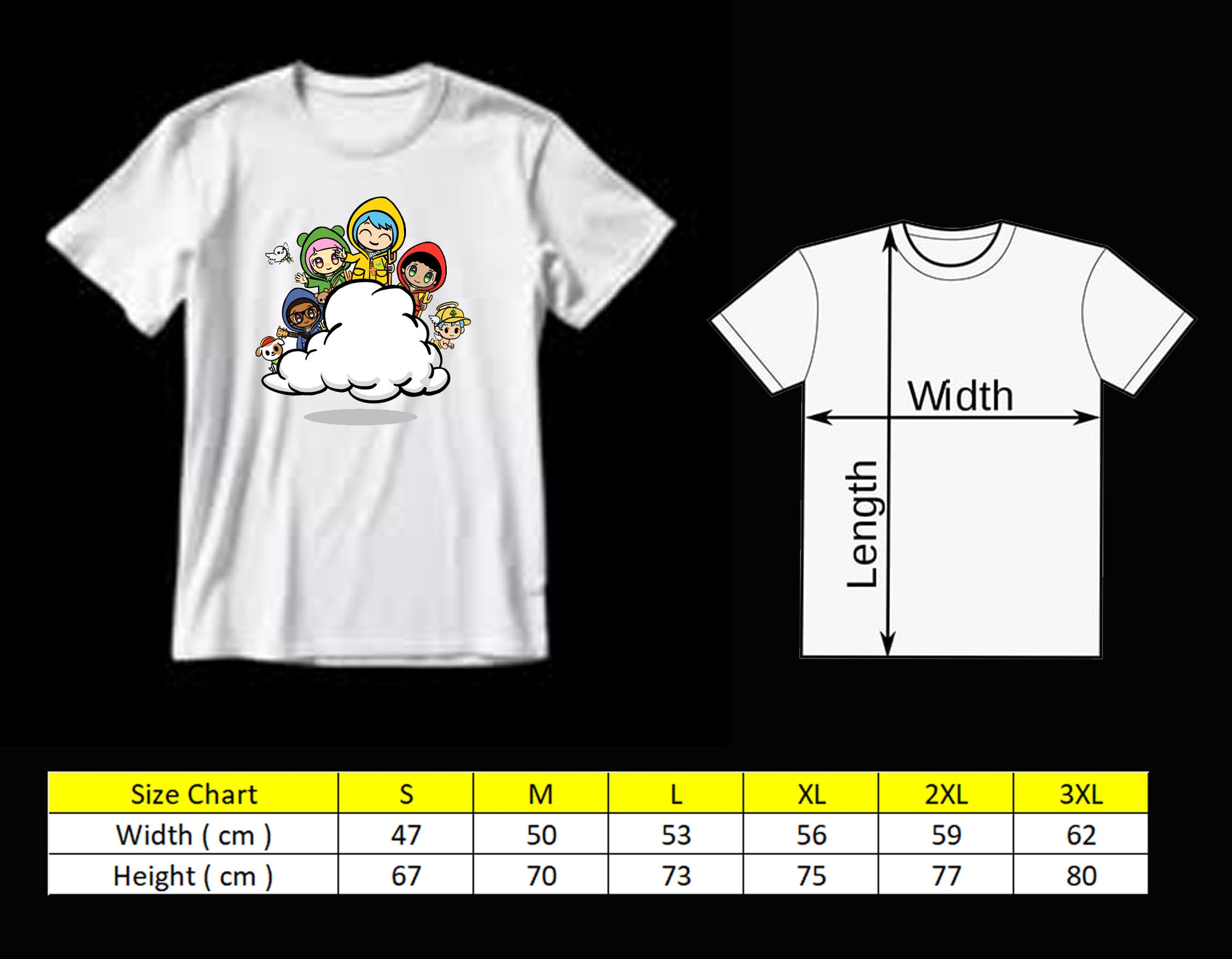 Kaos Luce: Awan Putih
